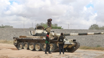 Libya'da saldırı hazırlığındaki Hafter milisleri hedef alındı!