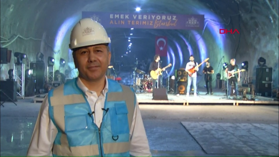 Yerin 72 metre altında 1 Mayıs konseri!