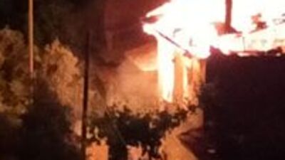 İzmir'de korkutan ev yangını!