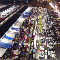 Bayrampaşa Hali'nde yoğun gece