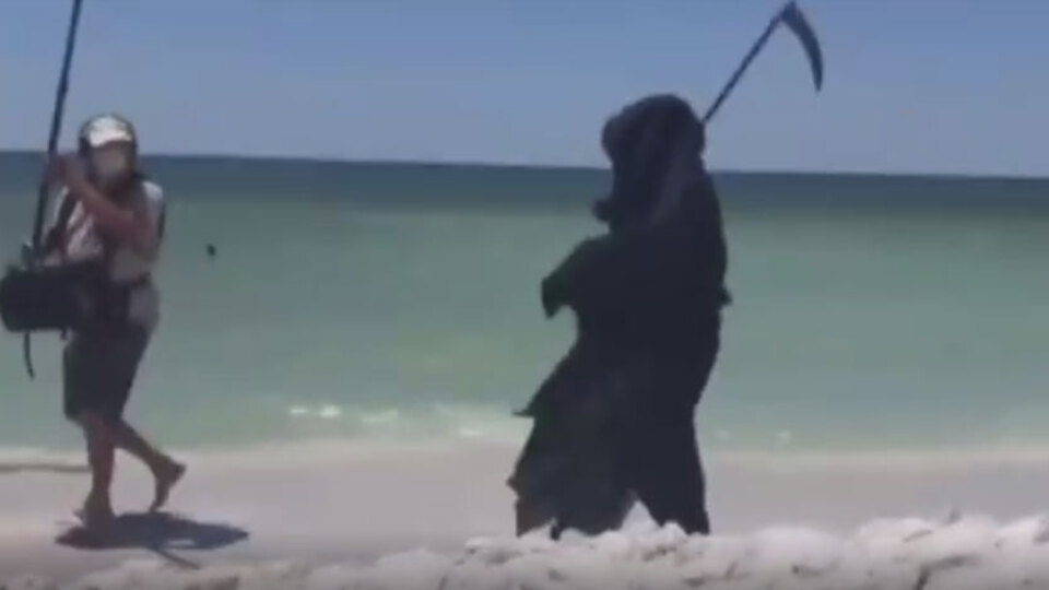 Sonunda bu da oldu! Sahilde böyle görüldü