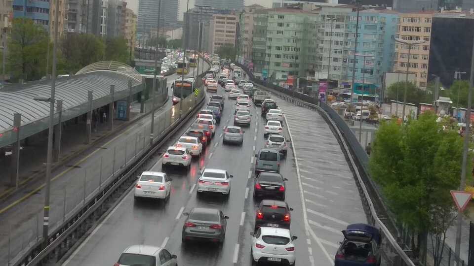 İstanbul trafiğinde uzun süre sonra bir ilk!
