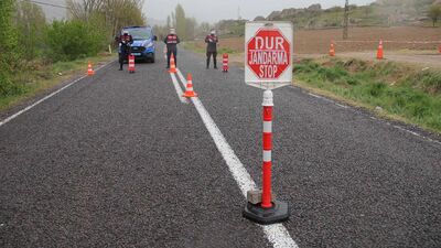 Mardin'de bir mahalle korona karantinası