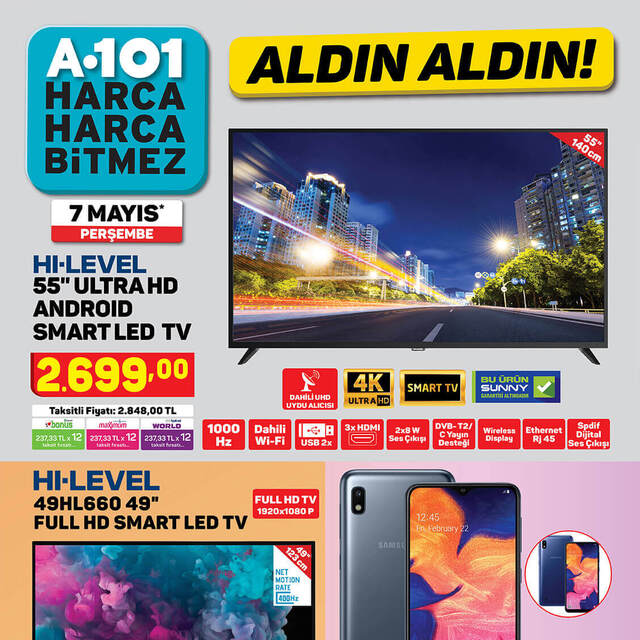 A101'de bu hafta indirimli ürünler kataloğu