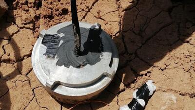 Tuzaklanan mayın imha edildi!