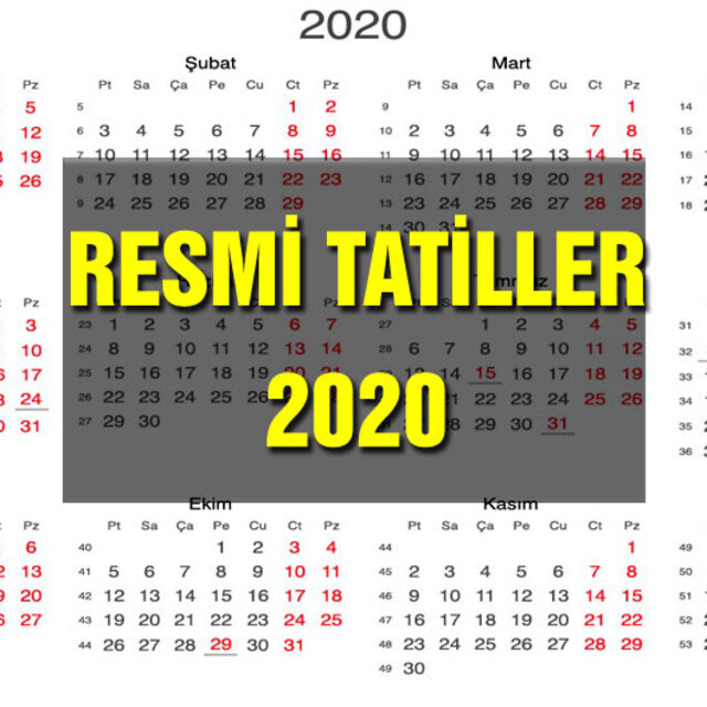 Ramazan ve Kurban Bayramı tarihi 2020
