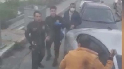 Bekçi, kendisine saldıran kişiyi bacağından vurdu!