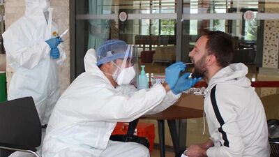 Antalya'da Kovid-19 testleri negatif