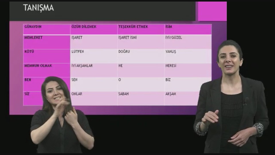 Aile Bakanlığı'ndan 'işaret dili' dersi