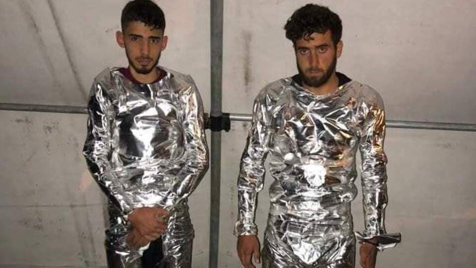 Teröristler vücutlarına alüminyum folyo sarmış