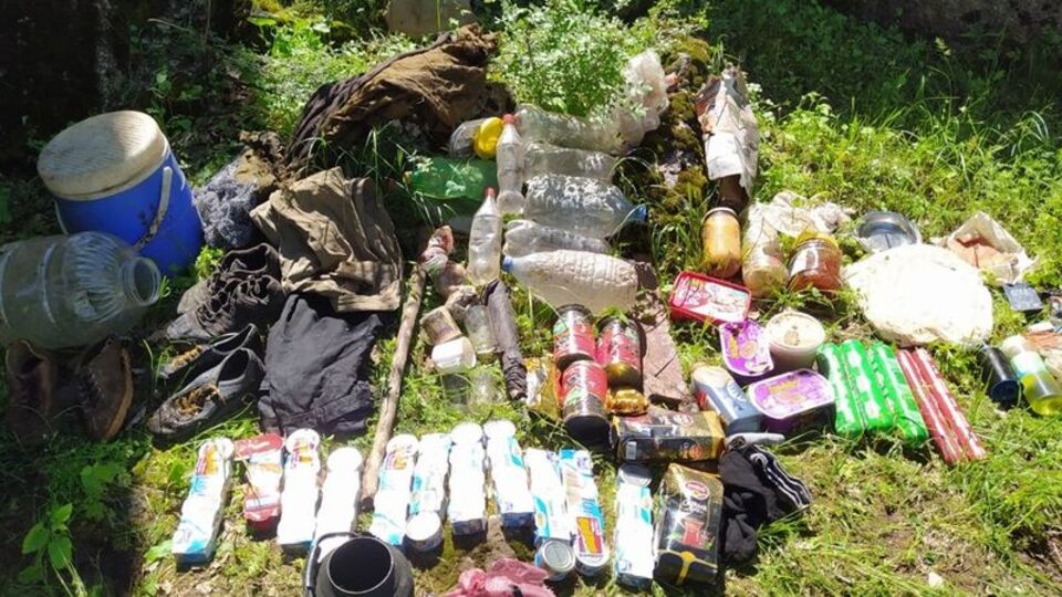 Terör örgütünün iki sığınağı imha edildi