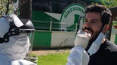 Giresunspor Kovid-19 testinden geçti