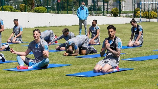 Trabzonspor, çalışmalarını sürdürdü