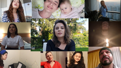 Merve Özbey'den sosyal mesafeli klip