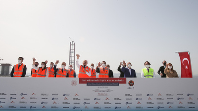 1915Çanakkale Köprüsü'nün ayakları tamamlandı