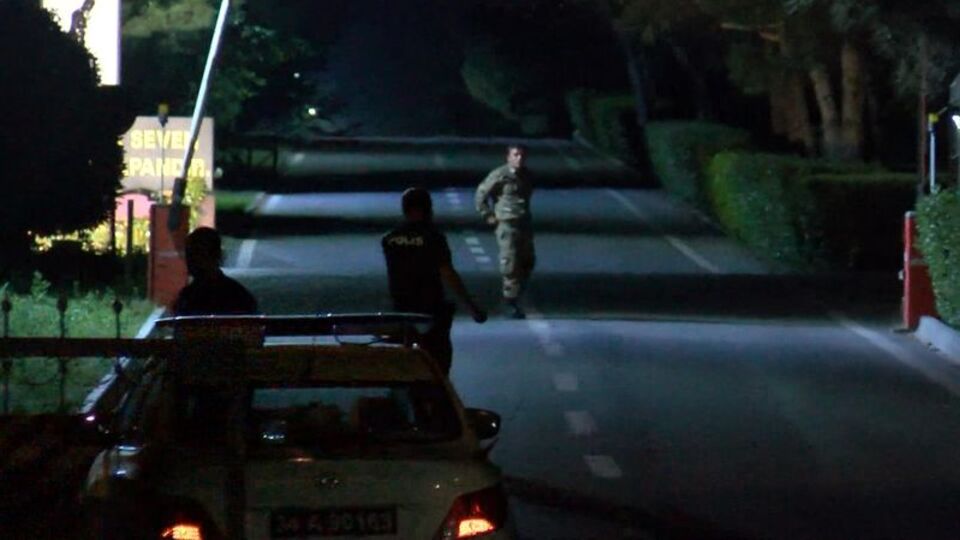 Askeri dikimevinde yangın paniği