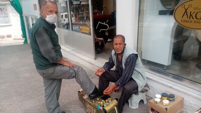 Cezadan sonra 6 saatliğine sandığın başına geçti