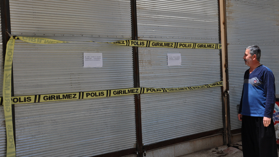 İş yerine korona kapaması!