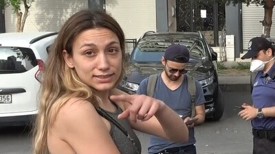 Kısıtlamayı delen kadından gazeteciye bir garip tehdit!