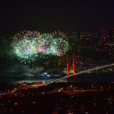 Boğaz'da görsel şölen