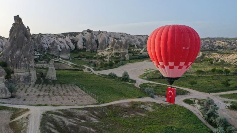 Yerli ve milli balonun 19 Mayıs uçuşu