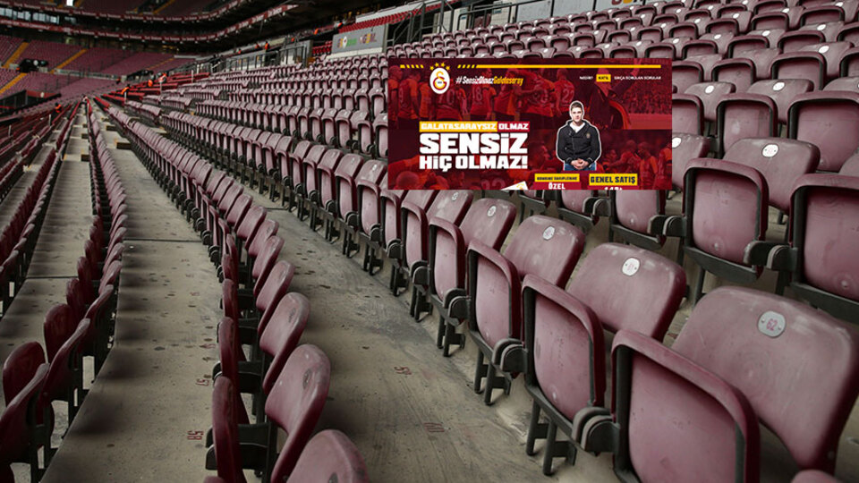 Galatasaray 'taraftarlı' oynayacak!