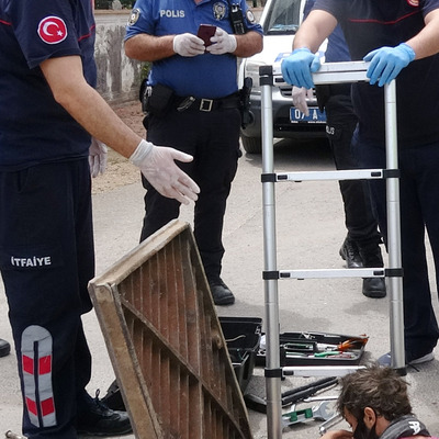 Uyuşturucu için karantina bölgesine girmek isteyince!