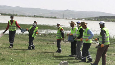 Tam 30 ton çöp! Halay çektiler!