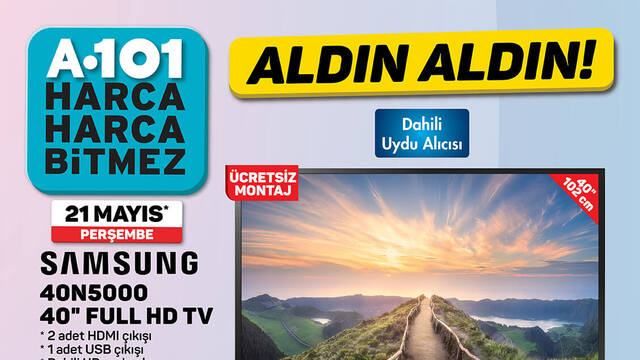 A101 21 Mayıs indirimli ürünler satışa çıkıyor