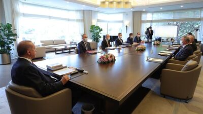 Cumhurbaşkanı Erdoğan başkanlığında Güvenlik Toplantısı