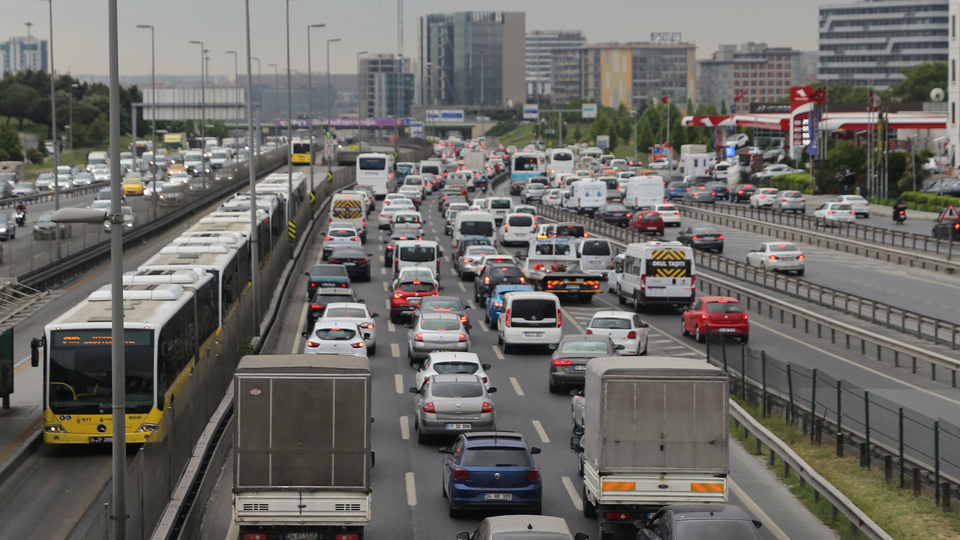 İstanbul'da trafik durdu!