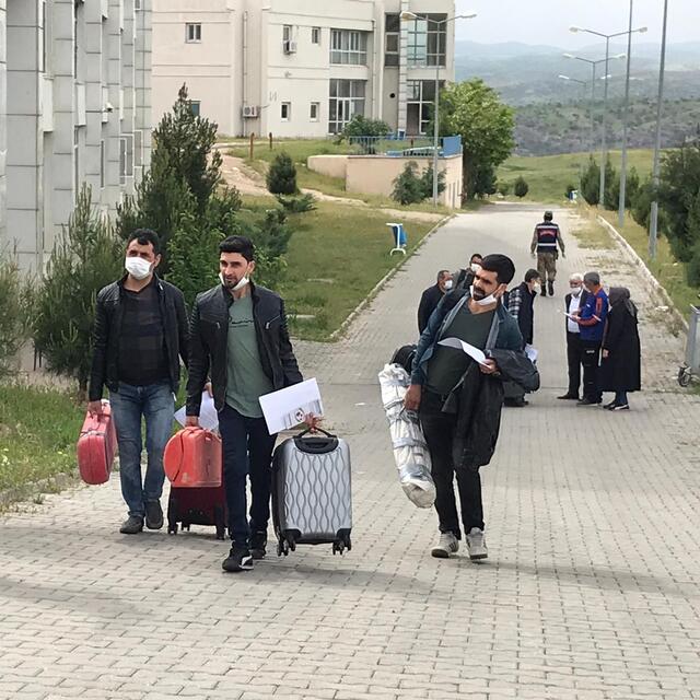 Batman'daki 162 kişi evlerine gönderildi