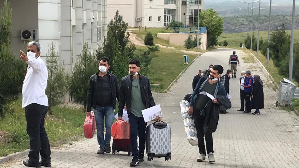 Batman'daki 162 kişi evlerine gönderildi