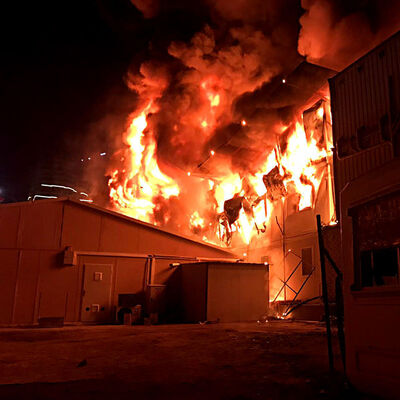 İstanbul'da inşaat alanında yangın! Ölü ve yaralılar var!