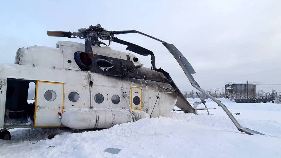 Rusya'da askeri helikopter sert indi! 4 ölü
