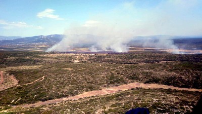 Korkunç bilanço! 5 saatlik yangında 45 hektar kül oldu!