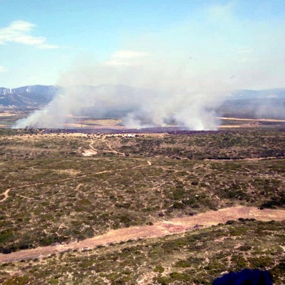 Korkunç bilanço! 5 saatlik yangında 45 hektar kül oldu!