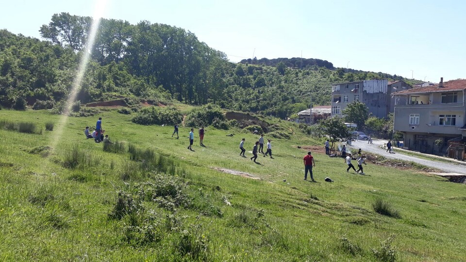 Kısıtlamada şaşkınlık yaratan görüntü!