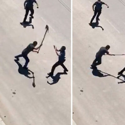 Kürekli saldırıda silahını çekmedi!