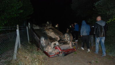 Yoldan çıkan otomobil takla attı: 1 ölü