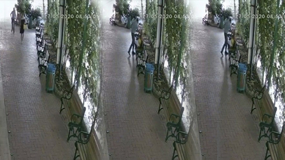 Banka müdürü kadına güpegündüz dayak