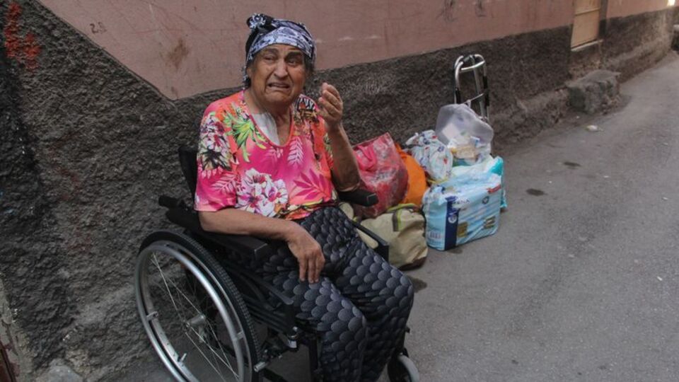 Sakine nine 75 yaşında! Bir yaşlının dramı!