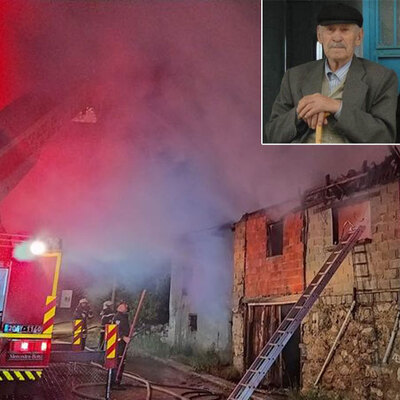 82 yaşındaydı çıkamadı! Çok acı!