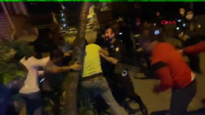 Nişan atılınca dünürler birbirine girdi!