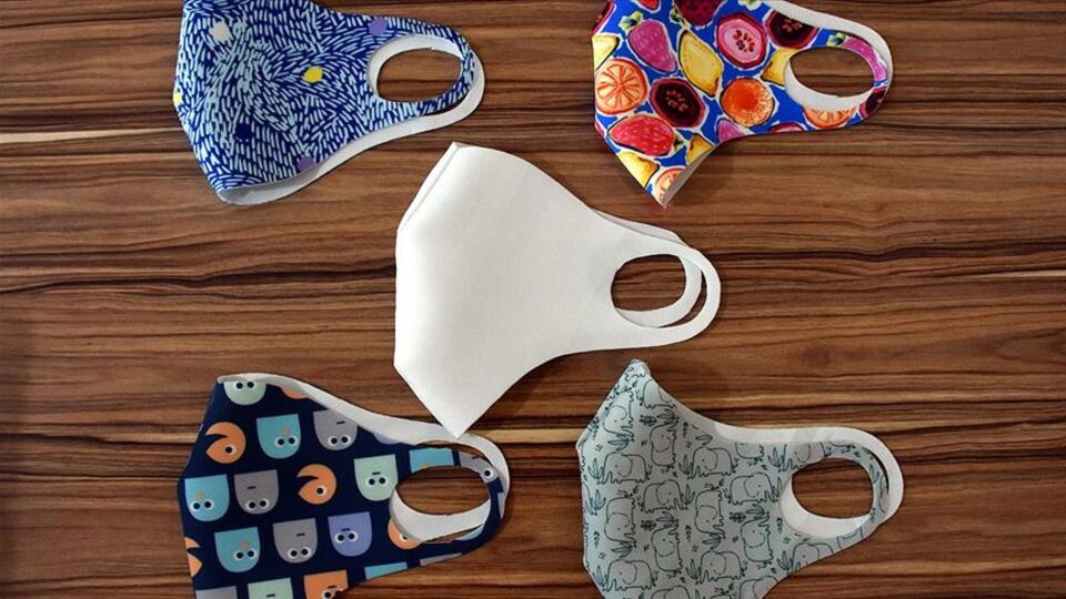 Yaz sıcağına karşı antibakteriyel konforlu maske