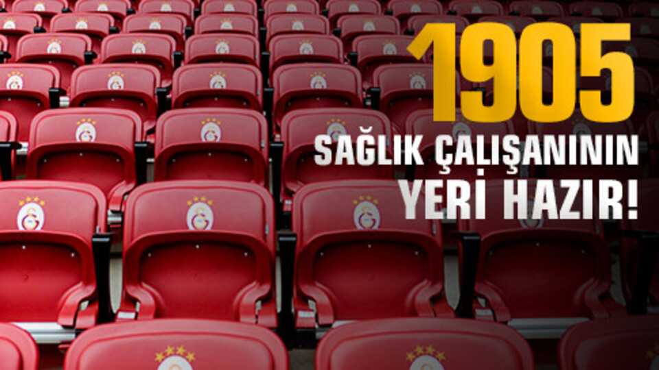 Galatasaray'dan 1905 sağlık çalışanına jest