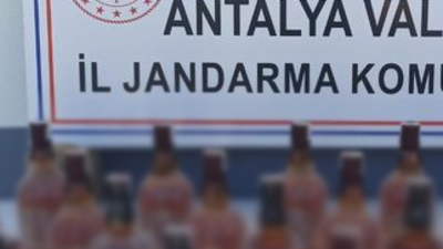 Antalya'da sahte içki operasyonu