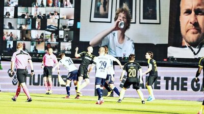 On bin kişilik sanal tribün!