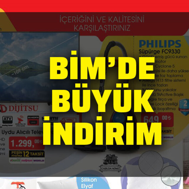 BİM 5 Haziran aktüel ürünleri