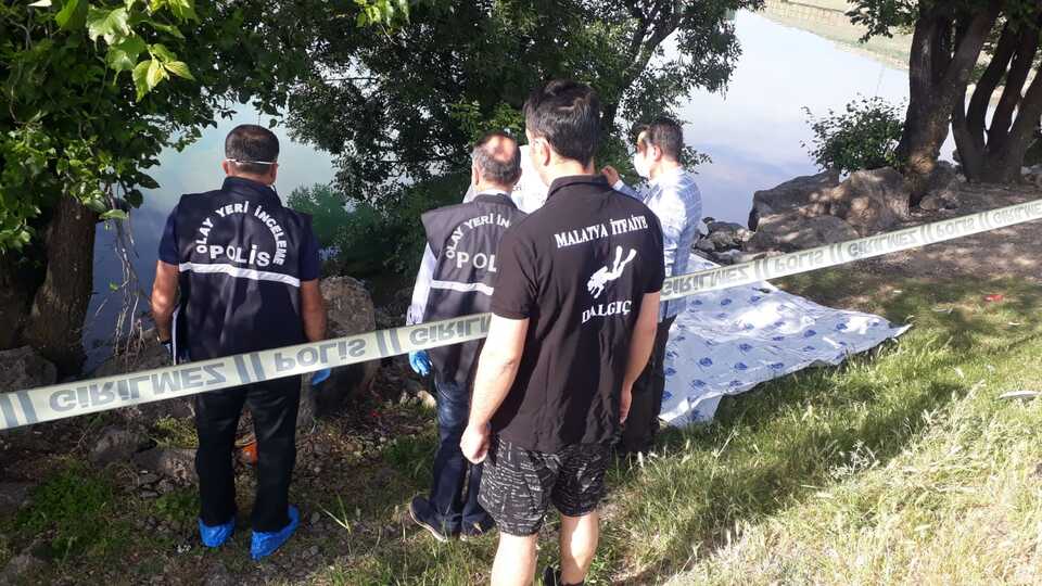 Malatya'da gölette cansız beden bulundu